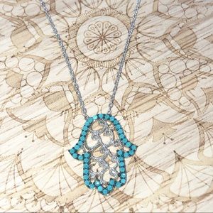 3Pack Sterling Silver Hamsa Necklace